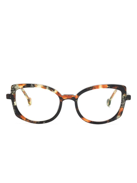  L.a. Eyeworks Sea Ranch Cat-eye Glasses - Black 