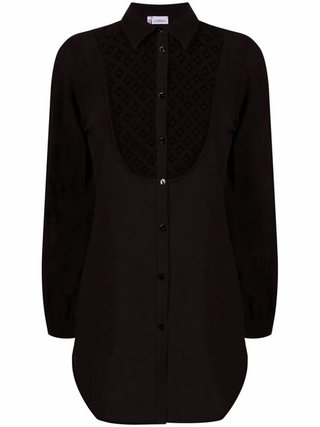  La Perla Cut Out-detail Button-up Shirt - Black 