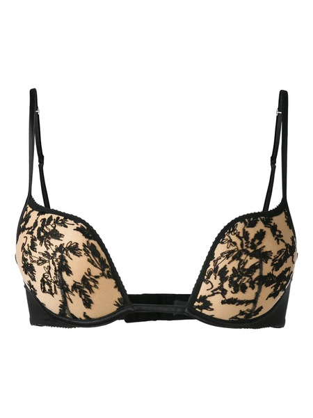 La Perla Floral Lace Bra - Black 