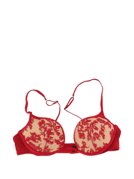  La Perla Floral-lace Bra - Red 