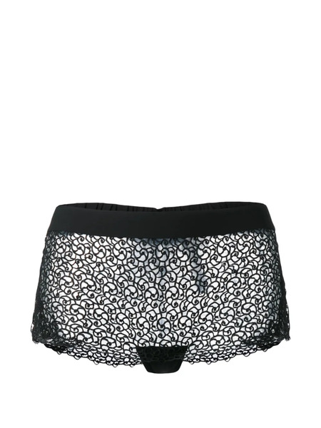  La Perla Macrame Tale Knickers - Black 
