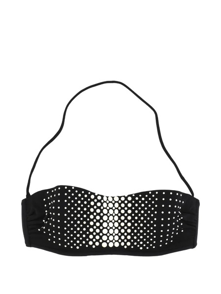  La Perla Polka-dot Bikini Top - Black 