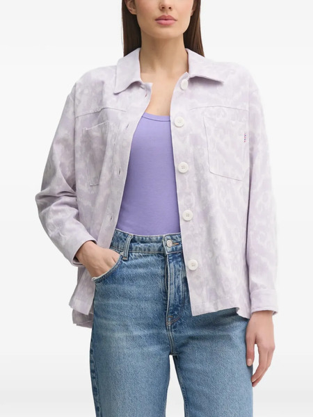  La Petite Française Chandler Patterned Buttoned Shirt - Purple 
