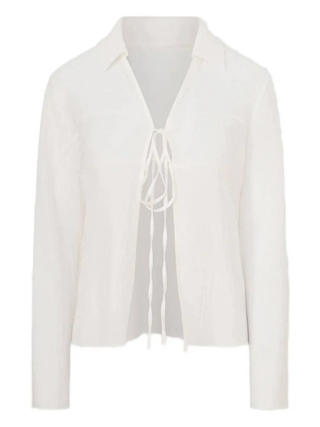  La Piscine V-neck Shirt - White 