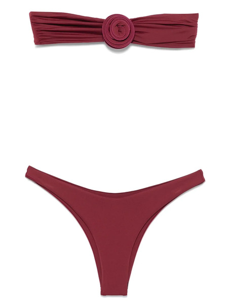  La Reveche Flower-detailing Bikini - Red 