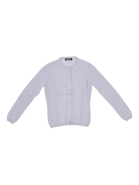  La Rose Button Cashmere Cardigan - Blue 