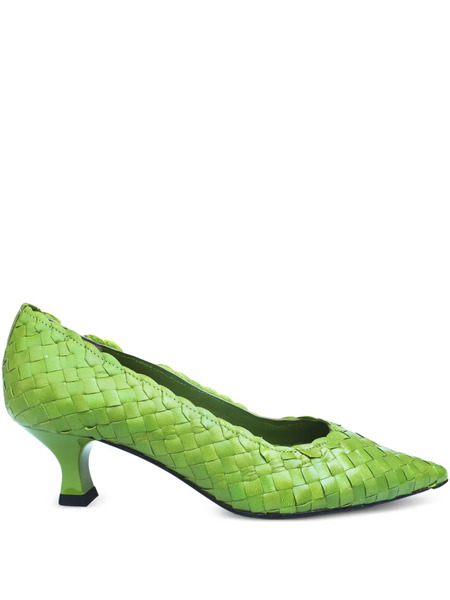  La-rose Carol Woven Pumps - Green 