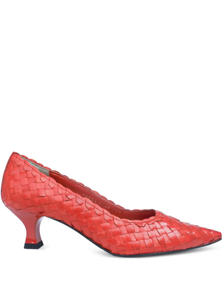  La-rose Carol Woven Pumps - Red 