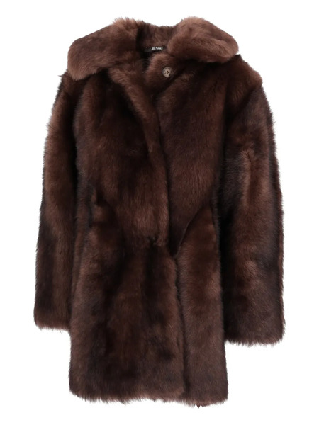  La Rose Faux-fur Coat - Brown 