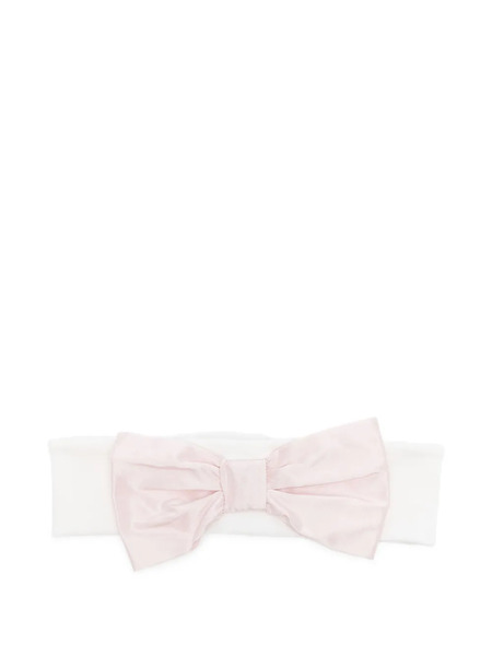  La Stupenderia Bow Headband - White 