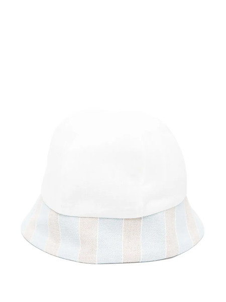  La Stupenderia Contrasting-brim Hat - White 