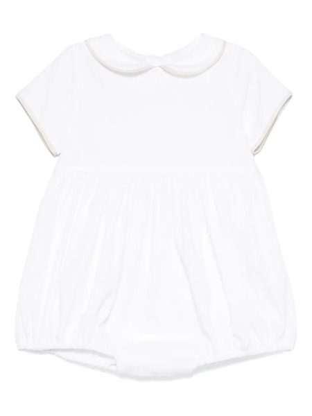  La Stupenderia Cotton Romper - White 