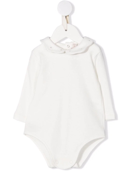  La Stupenderia Embroidered Collar Body - White 