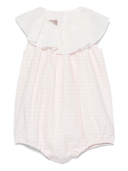  La Stupenderia Gingham-pattern Body - Pink 