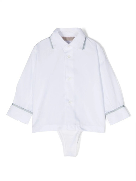  La Stupenderia Layered Cotton Body - White 