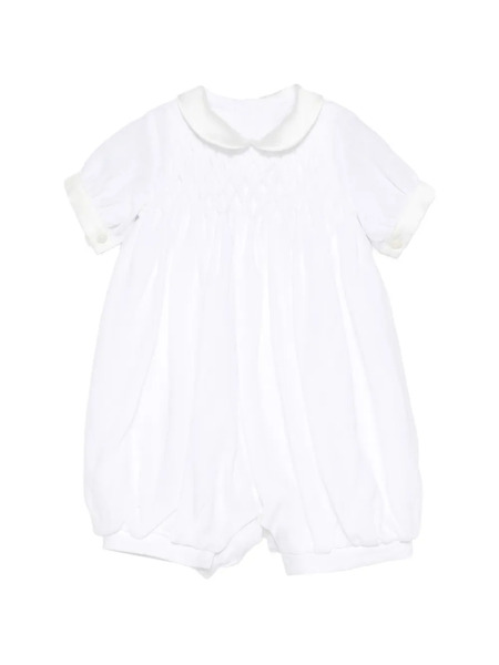  La Stupenderia Linen Romper - White 
