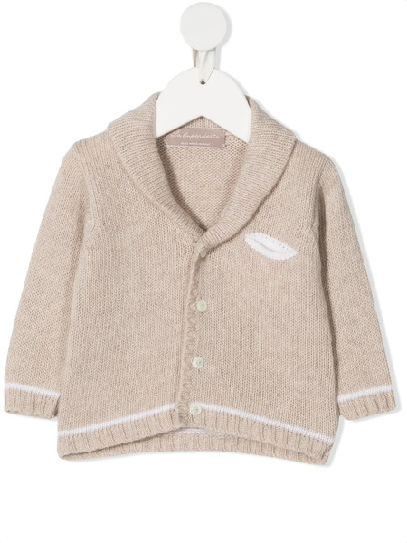  La Stupenderia Pocket Detail Cardigan - Neutrals 