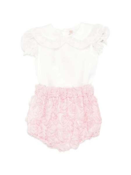 La Stupenderia Ruffled Bloomers - White 