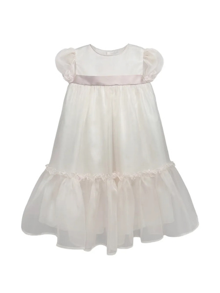  La Stupenderia Ruffled Dress - White 