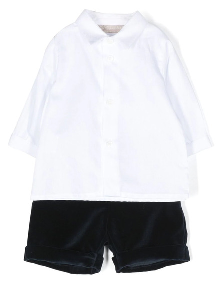  La Stupenderia Shirt And Shorts Set - Blue 