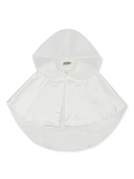  La Stupenderia Silk Cape - White 