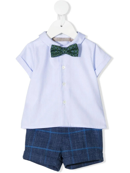  La Stupenderia Tommaso Cotton Shorts Set - Blue 