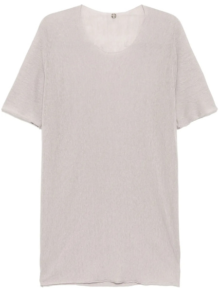  Label Under Construction Round-neck T-shirt - Grey 
