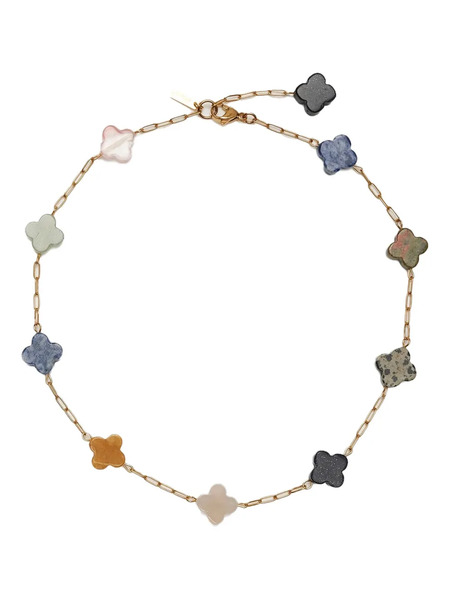  Labelled Jewellery Clover-chain Necklace - Neutrals 