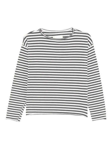 Labo Art Lola Striped Long-sleeve Top - White 