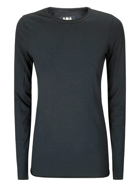  Labo Art Long-sleeve Fitted Top - Black 