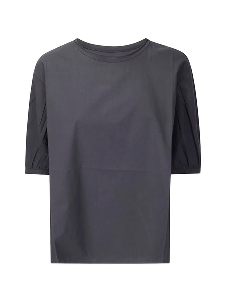  Labo Art Puffed-sleeves Blouse - Black 