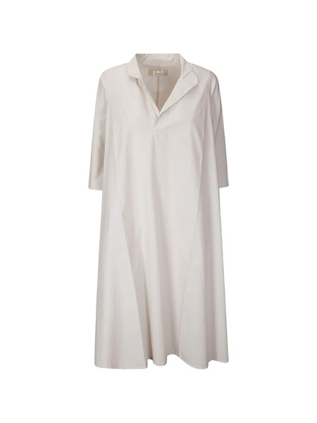  Labo Art V-neck Midi Dress - Neutrals 
