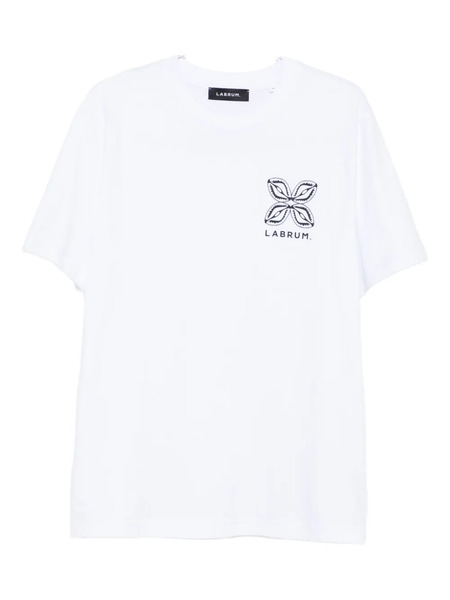  Labrum London Cowrie Shell Shell-print T-shirt - White 