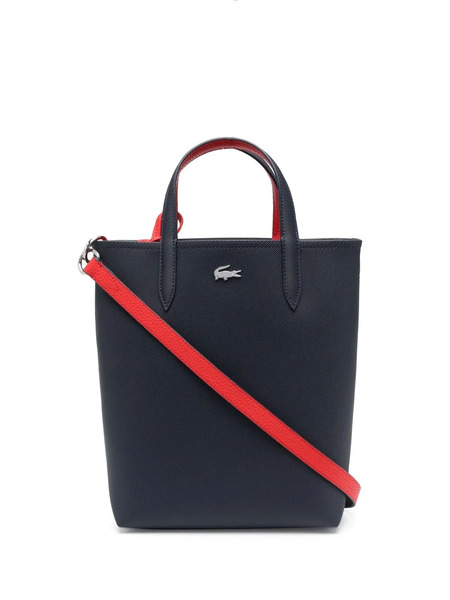  Lacoste Anna Two-tone Tote Bag - Blue 