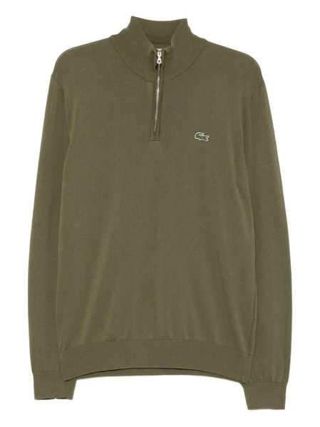  Lacoste Cotton High-neck Jumper - Green 