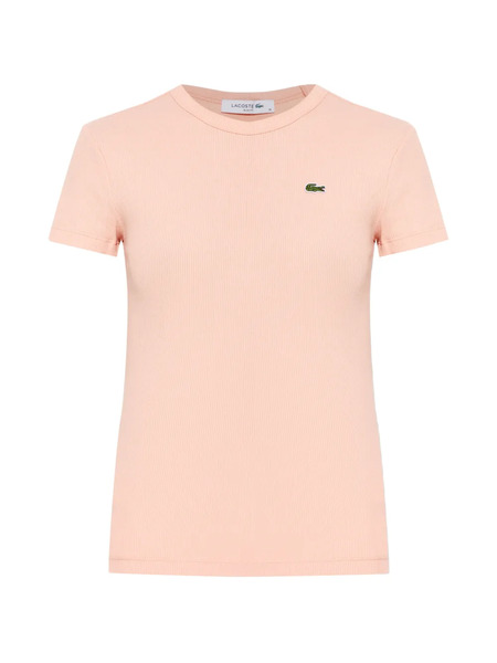 Lacoste Cotton Logo T-shirt - Pink 