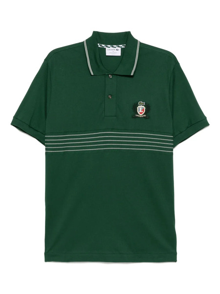  Lacoste Embroidered Logo Polo Shirt - Green 