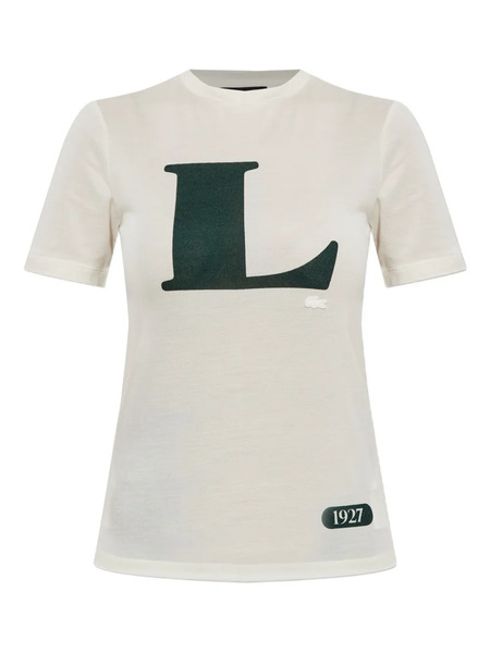  Lacoste Graphic-detail T-shirt - White 