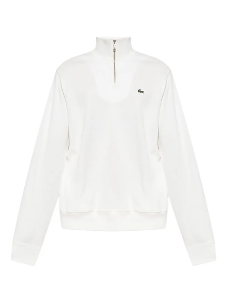  Lacoste Half-zip Embroidered Sweatshirt - White 