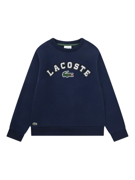  Lacoste Kids Appliqué Crew-neck Sweater - Blue 