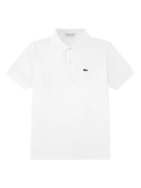  Lacoste Kids Buttoned Polo Shirt - White 