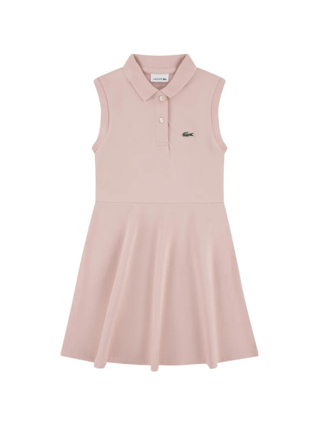  Lacoste Kids Collared A-line Dress - Pink 