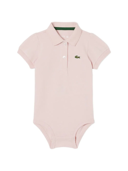  Lacoste Kids Collared Bodysuit - Pink 