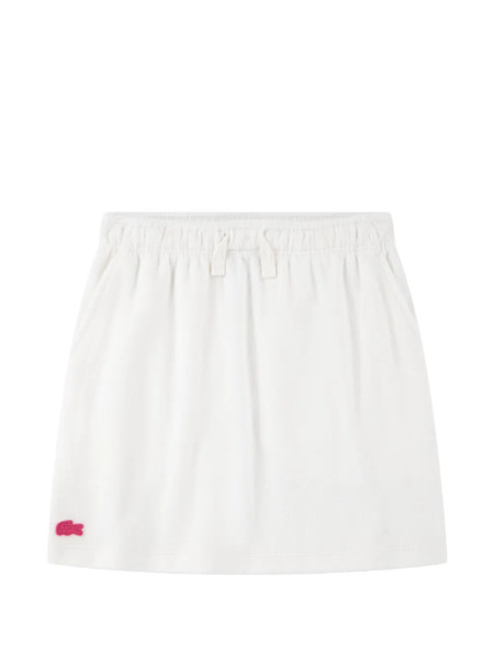  Lacoste Kids Embroidered Drawstring Skirt - White 