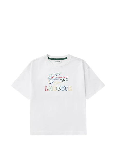  Lacoste Kids Logo-detail T-shirt - White 