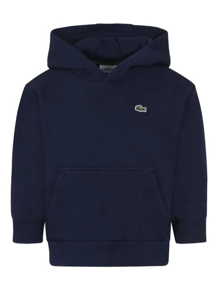  Lacoste Kids Logo Hoodie - Blue 