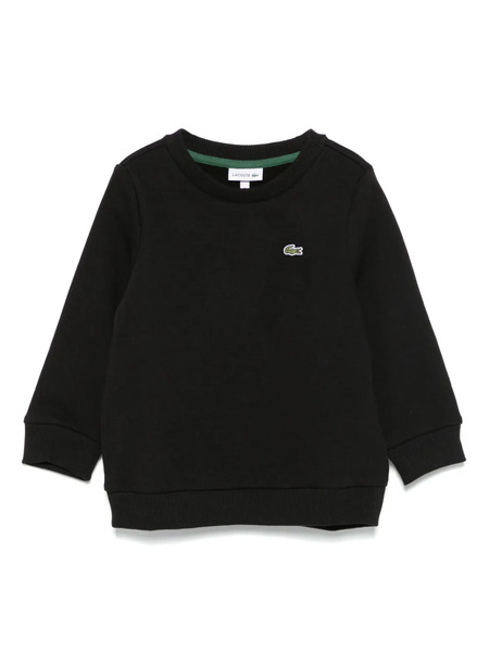 Lacoste Kids Logo-patch Sweatshirt - Black 
