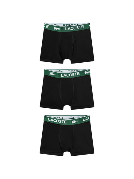  Lacoste Kids Logo-print Boxers (set Of Three) - Black 