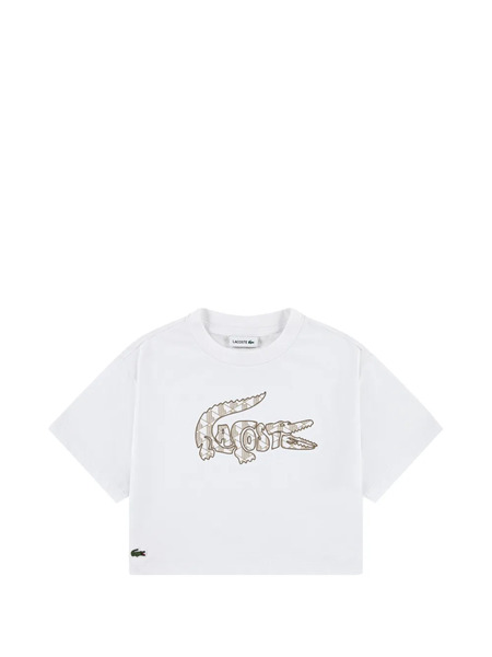  Lacoste Kids Logo T-shirt - White 
