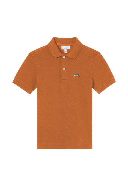  Lacoste Kids Piqué Polo Shirt - Orange 